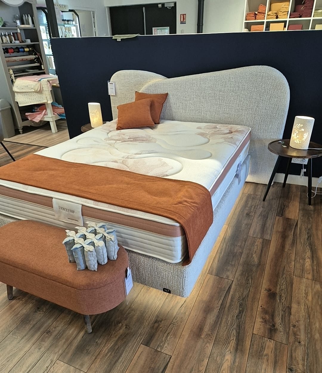 Ensemble matelas et sommier installé par Maison de la Literie à Coulommiers